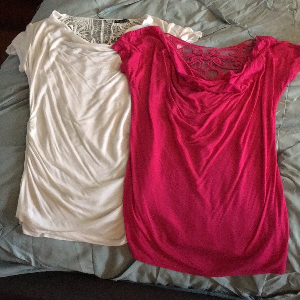 Two short sleeve tops
